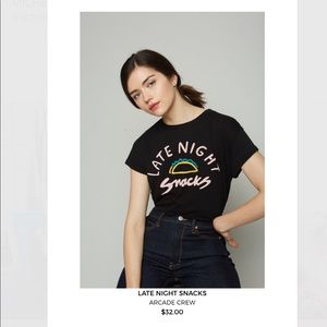 Late Night Snackz • Graphic T • Michelle by comune